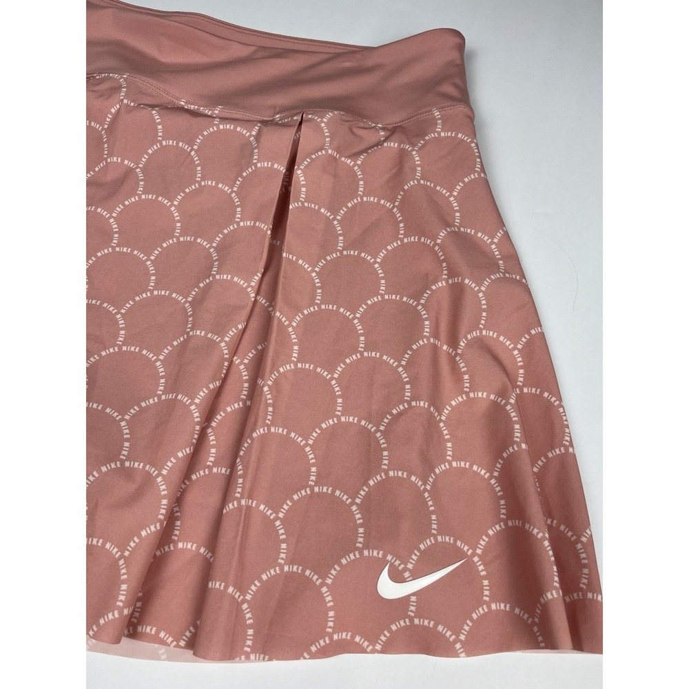 Nike Dri-FIT Advantage Women's Short Tennis Skirt (PINK/CORAL) Sz‎ XL - Picture 2 of 8